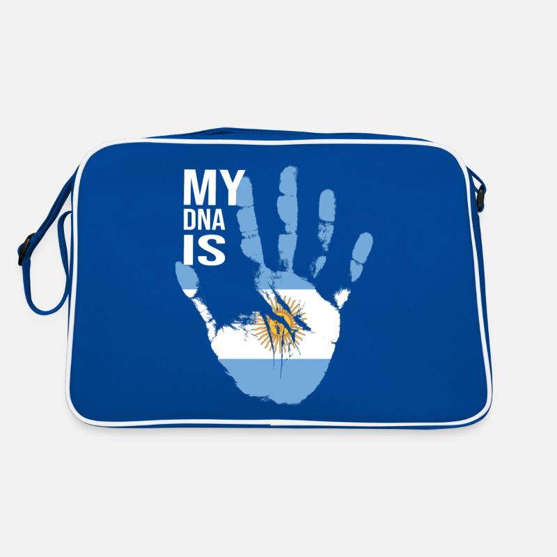 Argentina Falg, My DNA Is Argentinian, Argentina Retro Bag