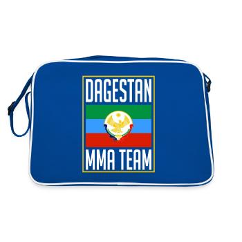 Dagestan MMA Team, Dagestan Flag, Dagestan - Retro Bag - blue/white - Back