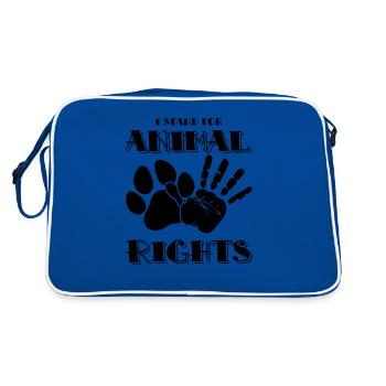 paw animal welfare - Retro Bag - blue/white - Back
