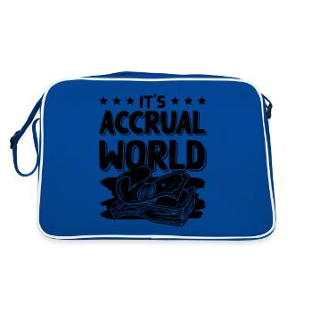 accountant accountant - Retro Bag - blue/white - Back