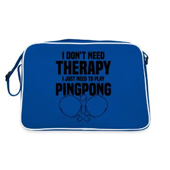 ping pong therapie - Sac Retro - bleu/blanc - Dos