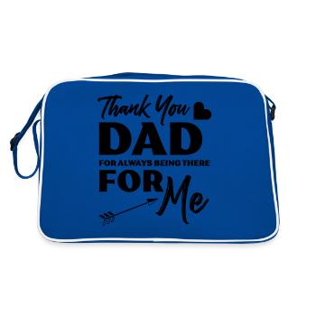 thank you dad dad - Retro Bag - blue/white - Back