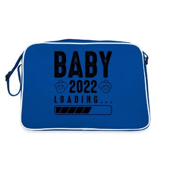 chargement bébé 2022 - Sac Retro - bleu/blanc - Dos