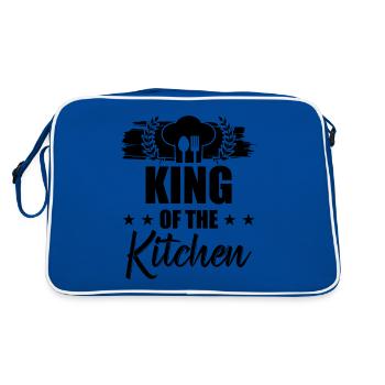 roi de la cuisine - Sac Retro - bleu/blanc - Dos