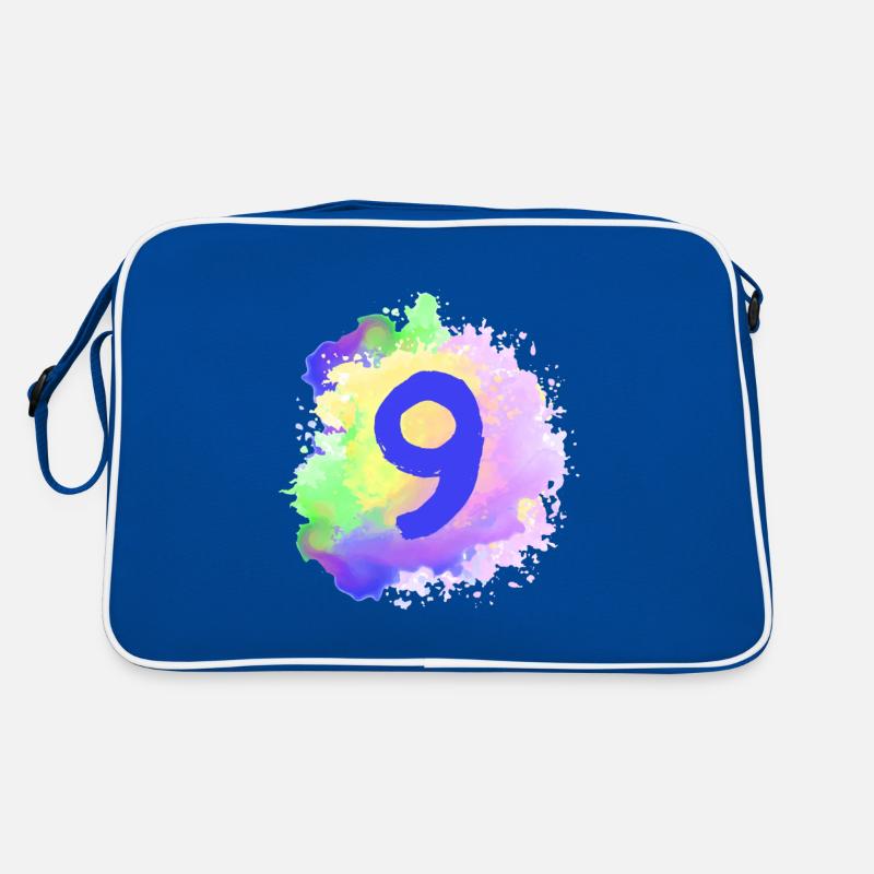 9 Nombre d’objets blob Sac Retro