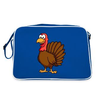 Truthan Comic Animal - Retro Bag - blue/white - Back