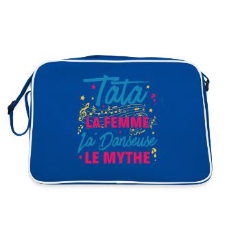 tata la femme danseuse le mythe la légende - Sac Retro - bleu/blanc - Dos