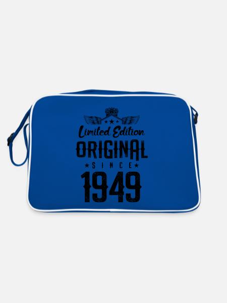 Édition limitée 1949 - Sac Retro - bleu/blanc - Dos
