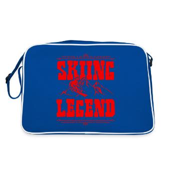 Légende du ski - Sac Retro - bleu/blanc - Dos
