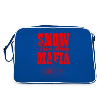 Mafia du snowboard - Sac Retro - bleu/blanc - Dos
