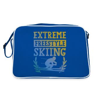 Ski acrobatique - Sac Retro - bleu/blanc - Dos