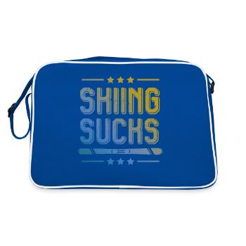 Ski de ski - Sac Retro - bleu/blanc - Dos