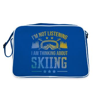 Ski de ski - Sac Retro - bleu/blanc - Dos
