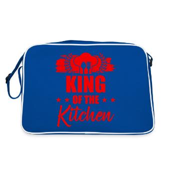Roi de la cuisine - Sac Retro - bleu/blanc - Dos
