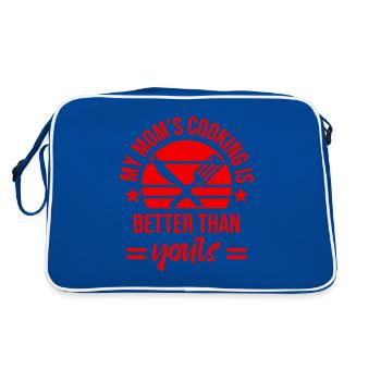 Ma mère cuisine mieux - Sac Retro - bleu/blanc - Dos