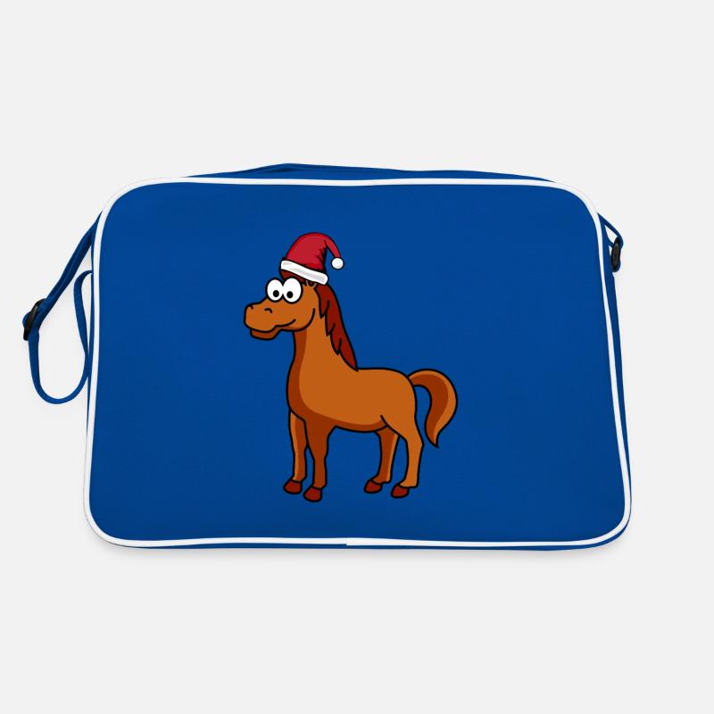 Cheval Noël Bande dessinée Sac Retro