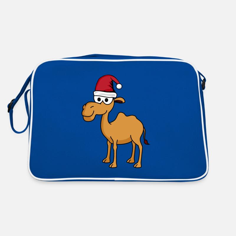 Kamel Comic Weihnachten Retro Tasche
