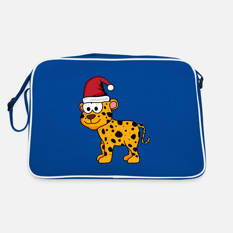 Leopard Comic Christmas Retro Bag