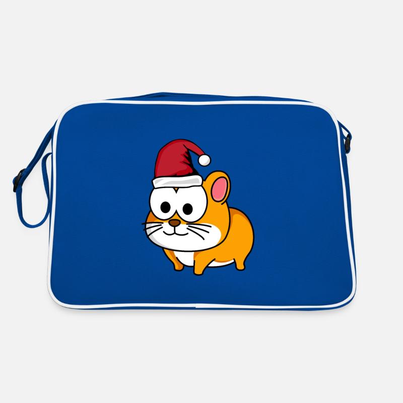 Hamster Comic Weihnachten Retro Tasche