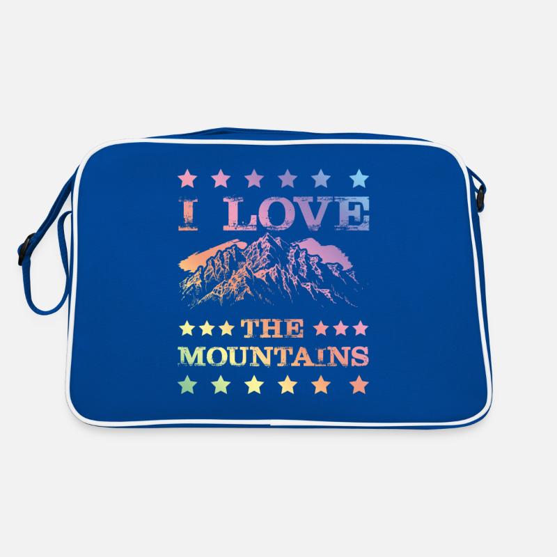 J’aime les montagnes Sac Retro