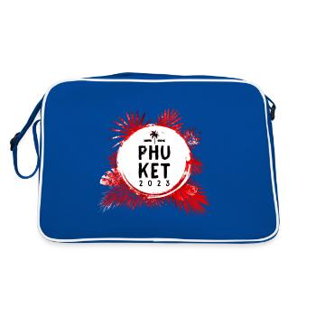 Phuket 2023 Colorful - Retro Bag - blue/white - Back