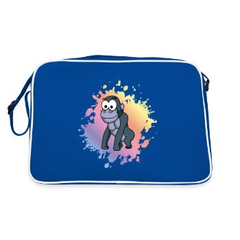 Gorilla Comic - Sac Retro - bleu/blanc - Dos