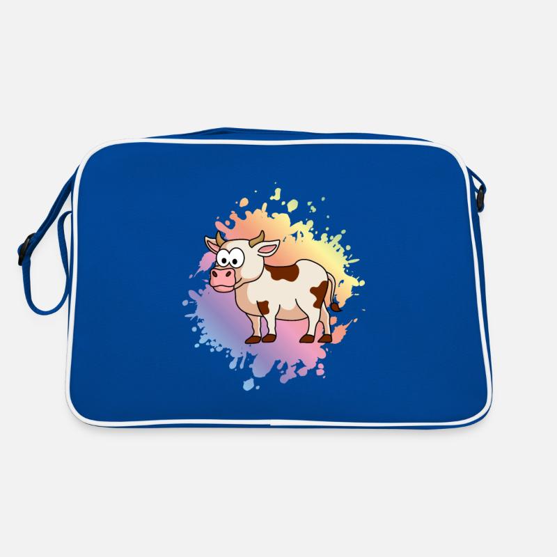 Vache Comic Animal Sac Retro
