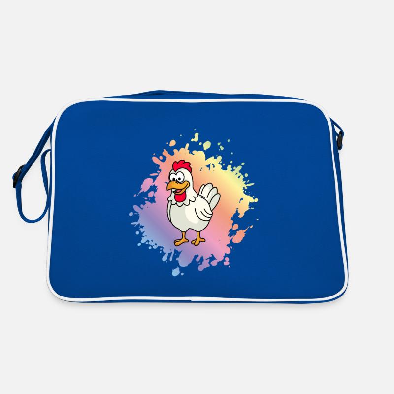 Huhn Comic Tier Retro Tasche