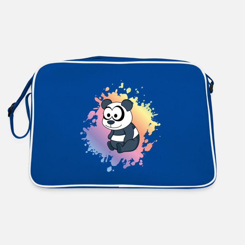 Panda Comic Animal Sac Retro