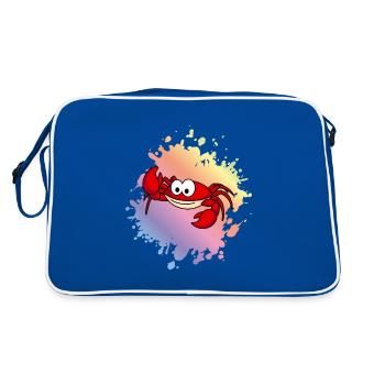 Crabe Comic Animal - Sac Retro - bleu/blanc - Dos