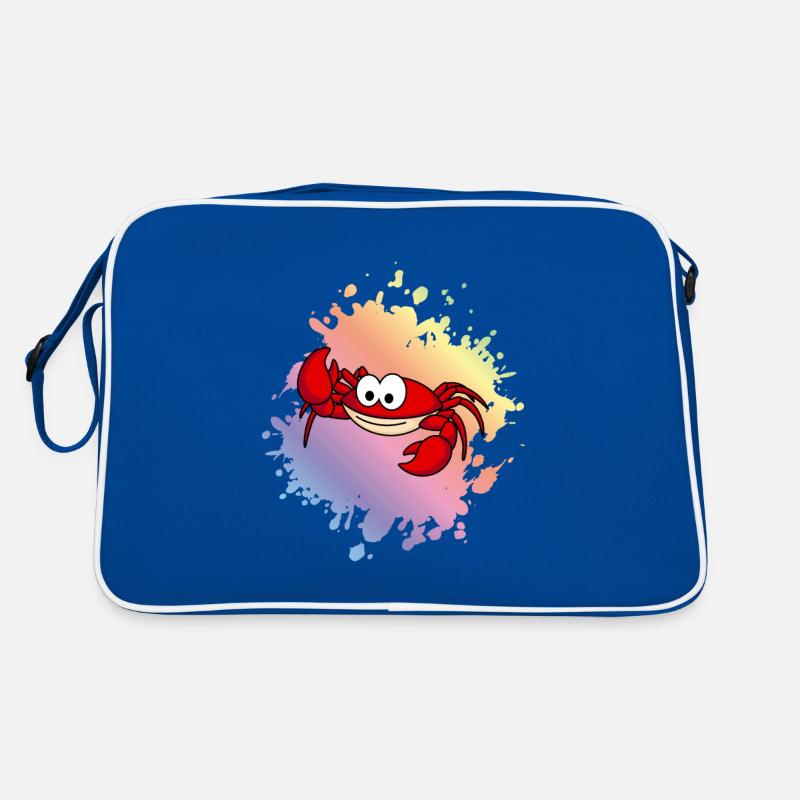 Krabbe Comic Tier Retro Tasche