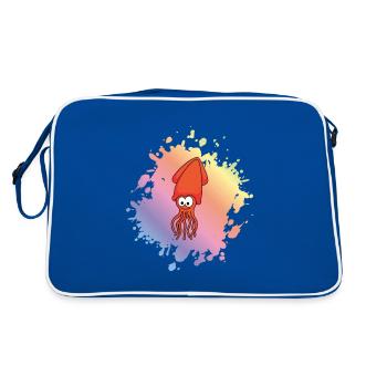 Squid Comic Animal - Sac Retro - bleu/blanc - Dos