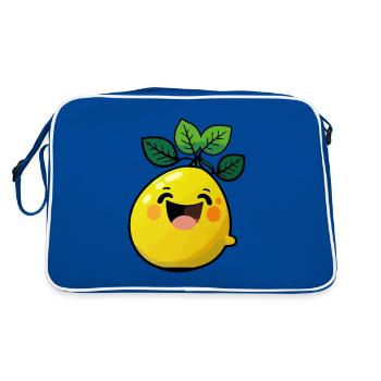 Lemon Comic - Sac Retro - bleu/blanc - Dos