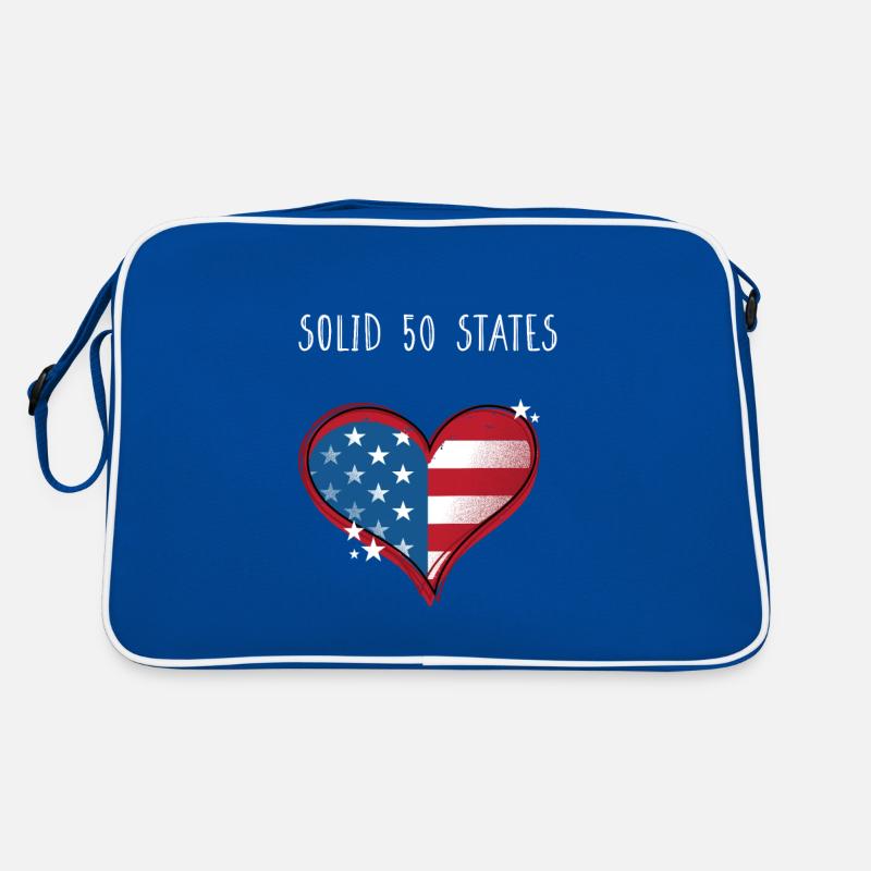 Solid 50 States American Proud USA Confident Retro Bag