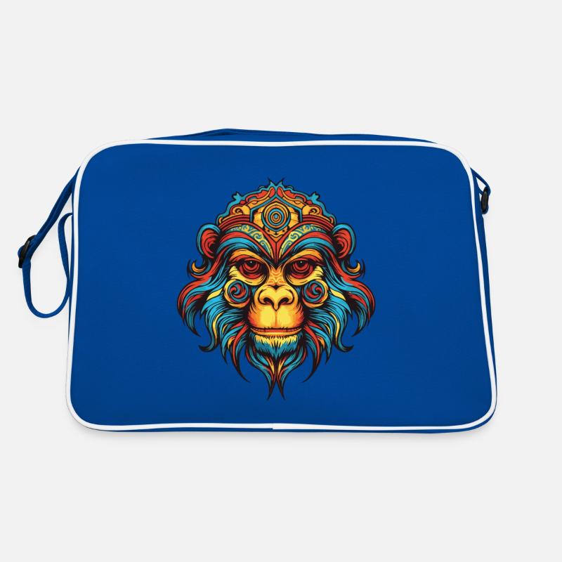 Portrait de singe Sac Retro