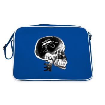 Bière humoristique apéro humour beauf - Sac Retro - bleu/blanc - Dos