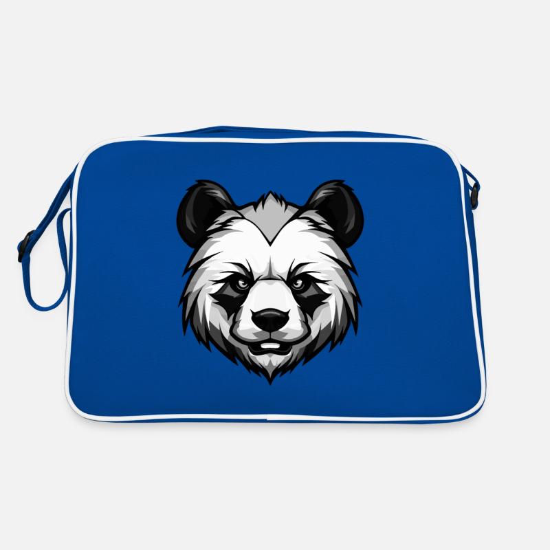 Panda Head Retro Bag