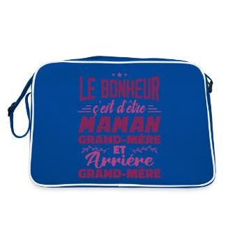 Arrière Grand Mère - Sac Retro - bleu/blanc - Dos