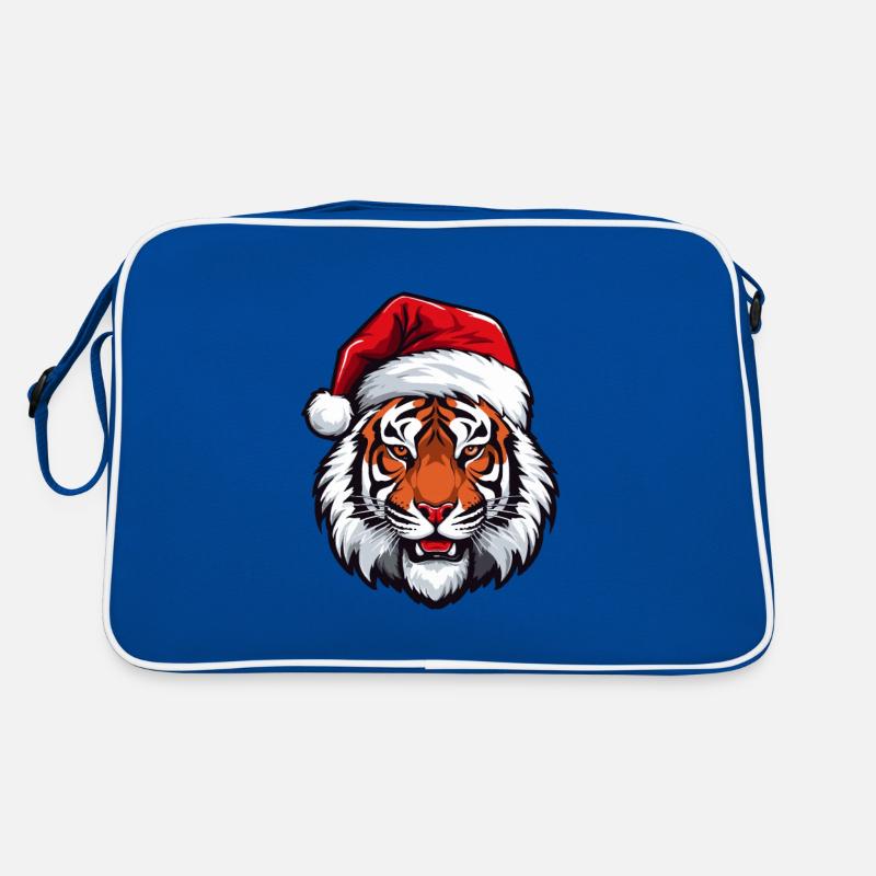 Portrait de tigre Noël Sac Retro