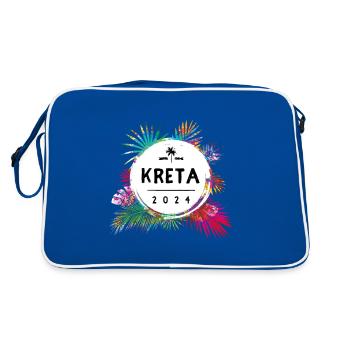 Crète 2024 Coloré - Sac Retro - bleu/blanc - Dos
