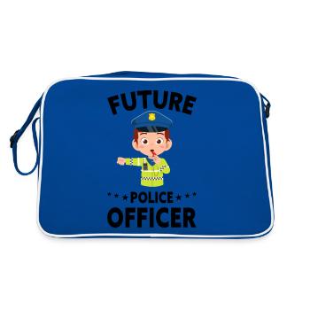 Bureau de Police des Policiers - Sac Retro - bleu/blanc - Dos