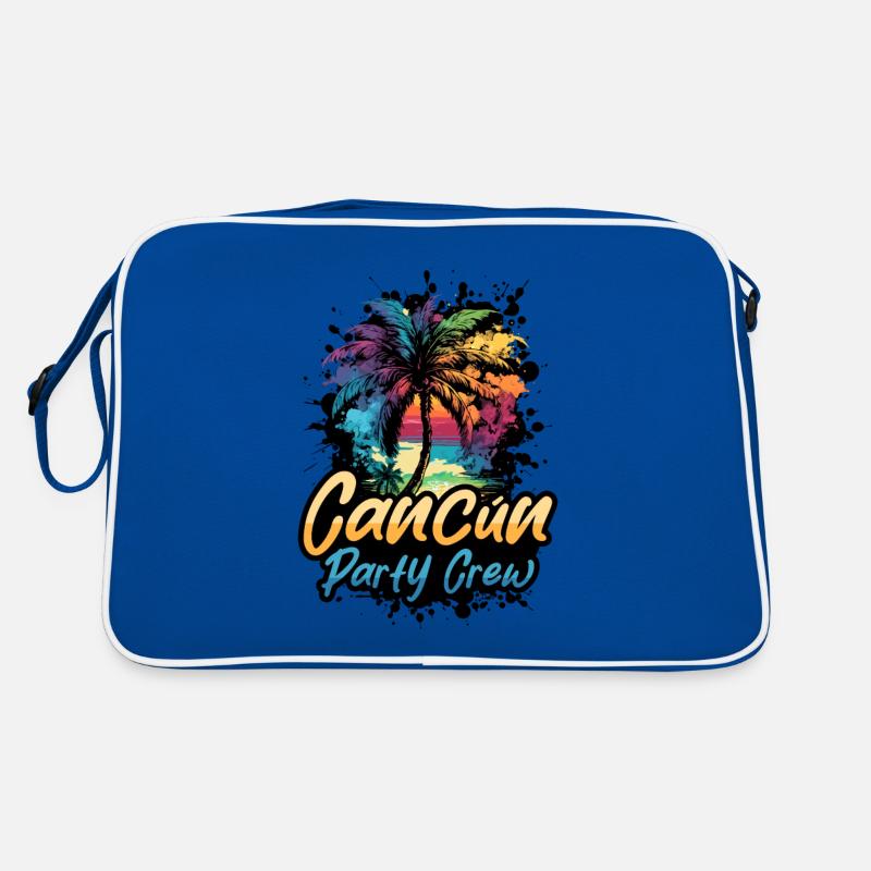 Cancun Party Crew Urlaub Retro Tasche