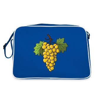 Raisins Fruits - Sac Retro - bleu/blanc - Dos