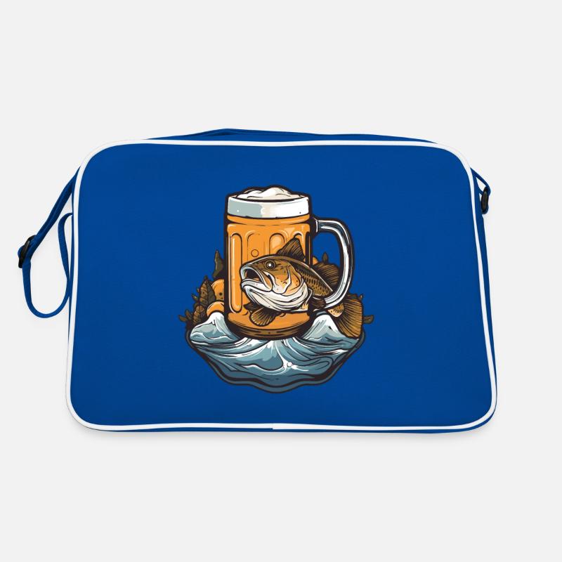 Fishing Beer Retro Bag