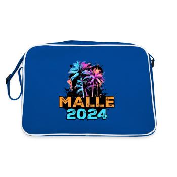 Voyage Malle 2024 - Sac Retro - bleu/blanc - Dos