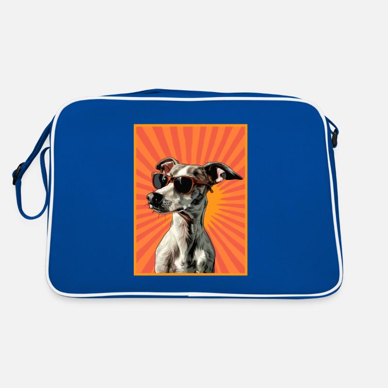 Chien Whippet Sac Retro