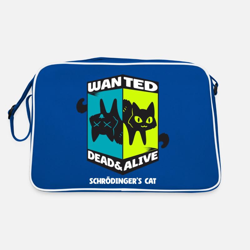 Physics Quantum Nerd Dead Alive Schrödinger's Cat Retro Bag