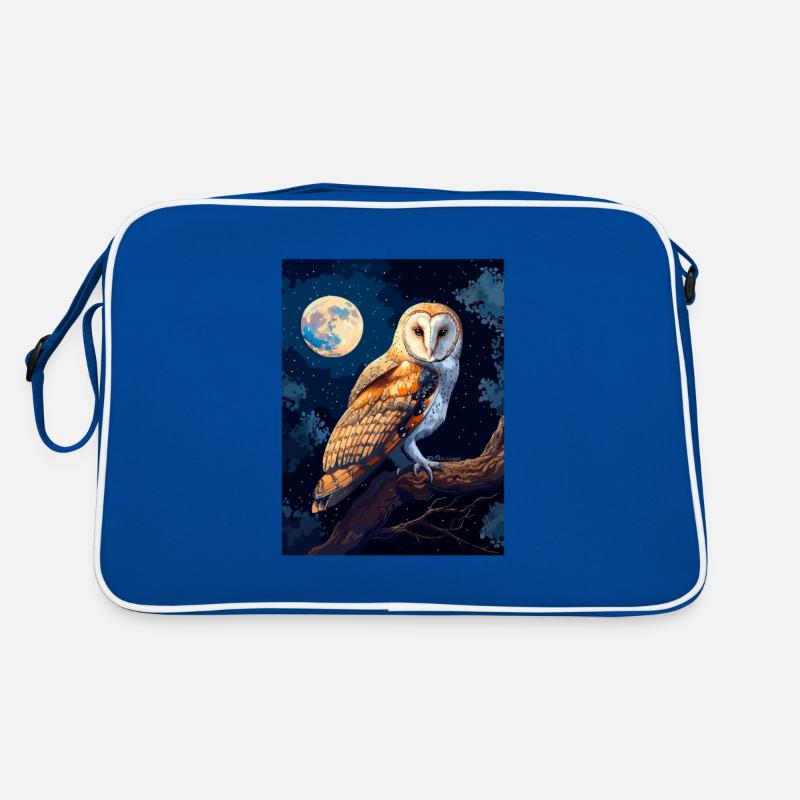 barn owl vintage Retro Tasche