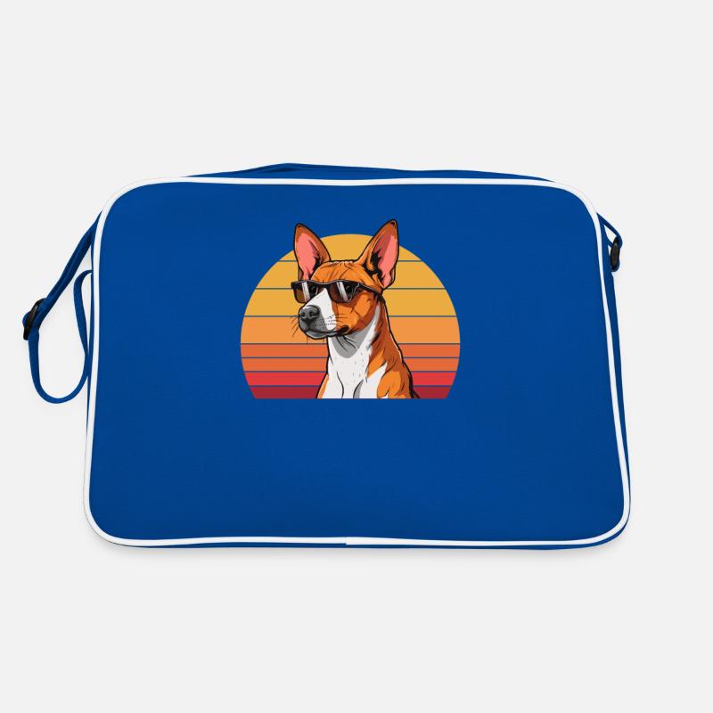 basenji mom, basenji Retro Tasche
