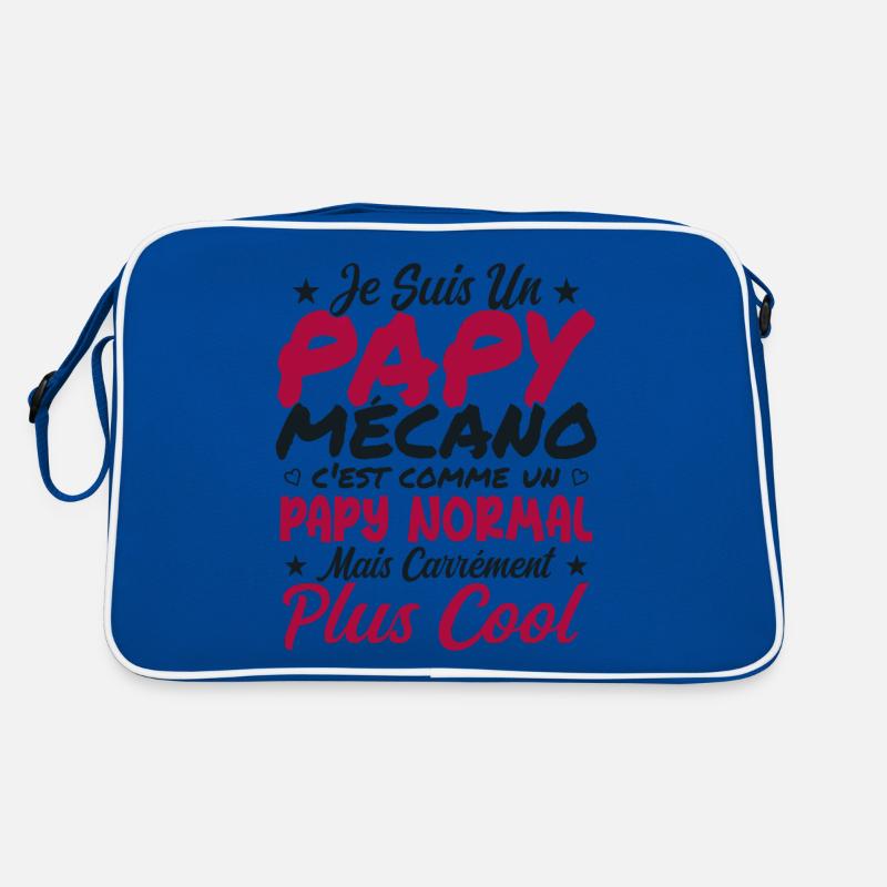 Je Suis Un Papy Mécano Comme Un Papy Normal Sac Retro